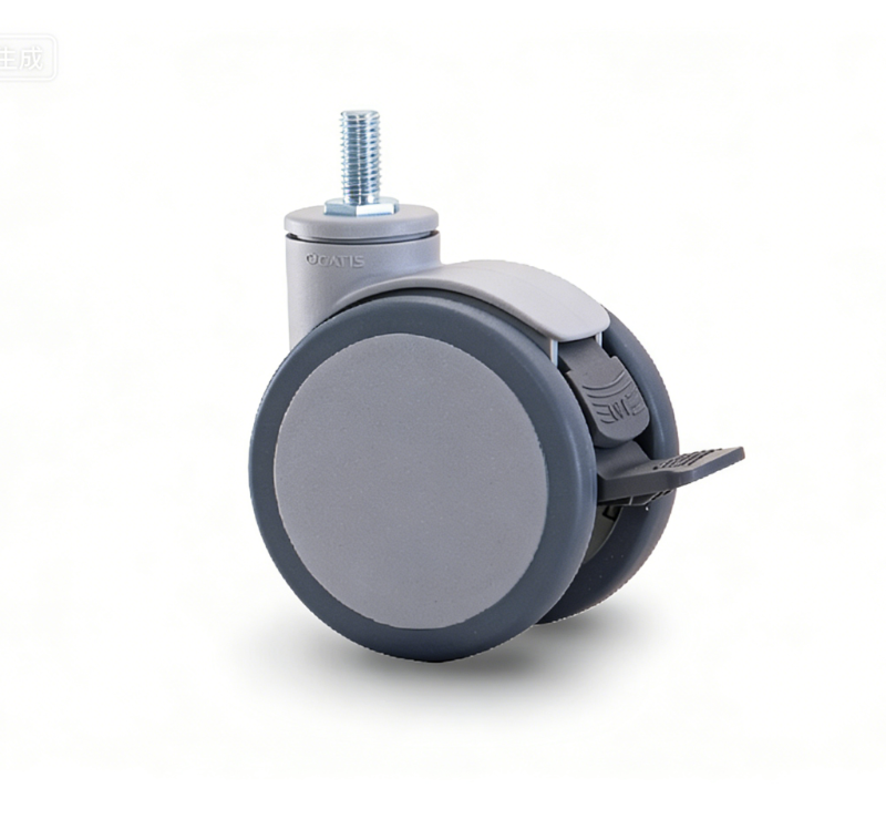 CATIS  4寸  M12 丝杆 脚轮