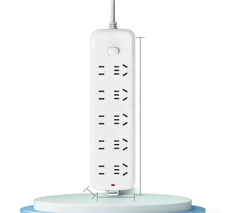 公牛 10位插座 GN-B5550 总控开关 线长5米