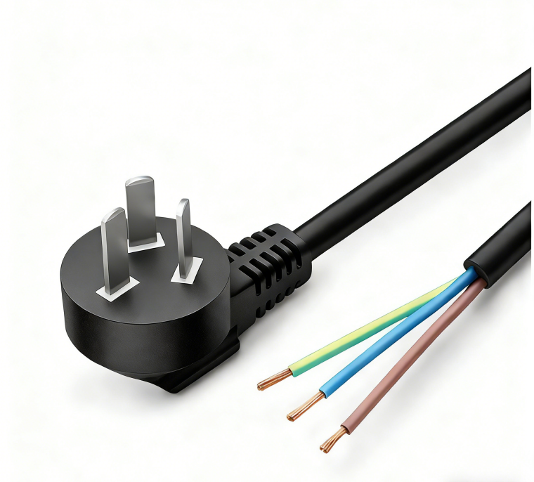 国标 电源线 3芯 10A 250V 1平方 线长1.3M