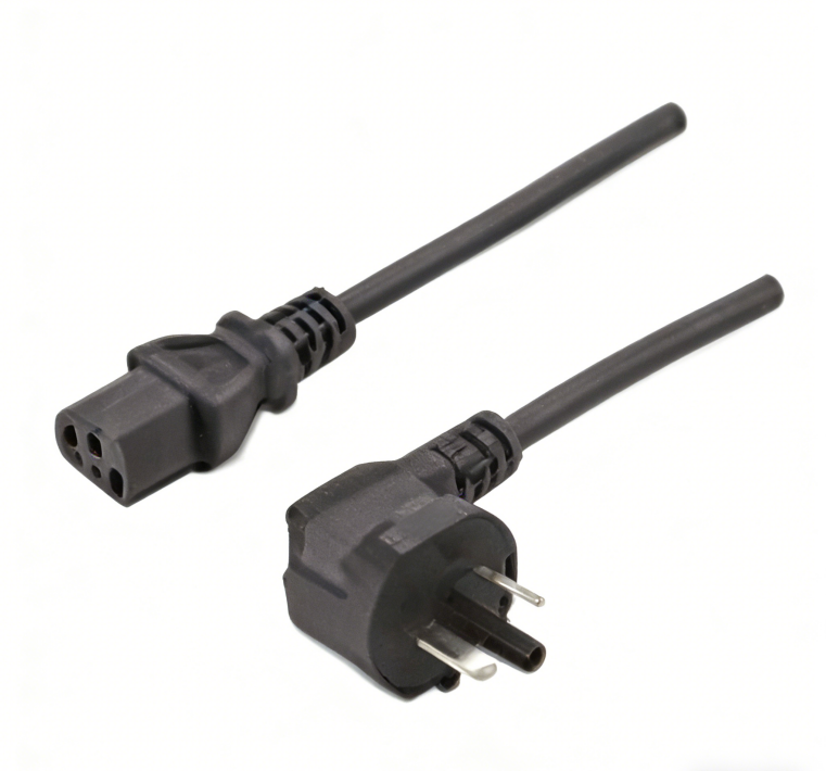 GB电源线 O型圆形插头 C13插口