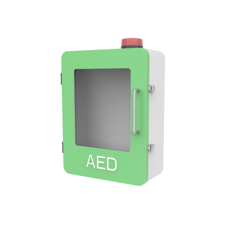 B020-14557-AED壁柜 急救箱 除颤仪壁挂箱 户外专用款 声光报警器+可视化设计