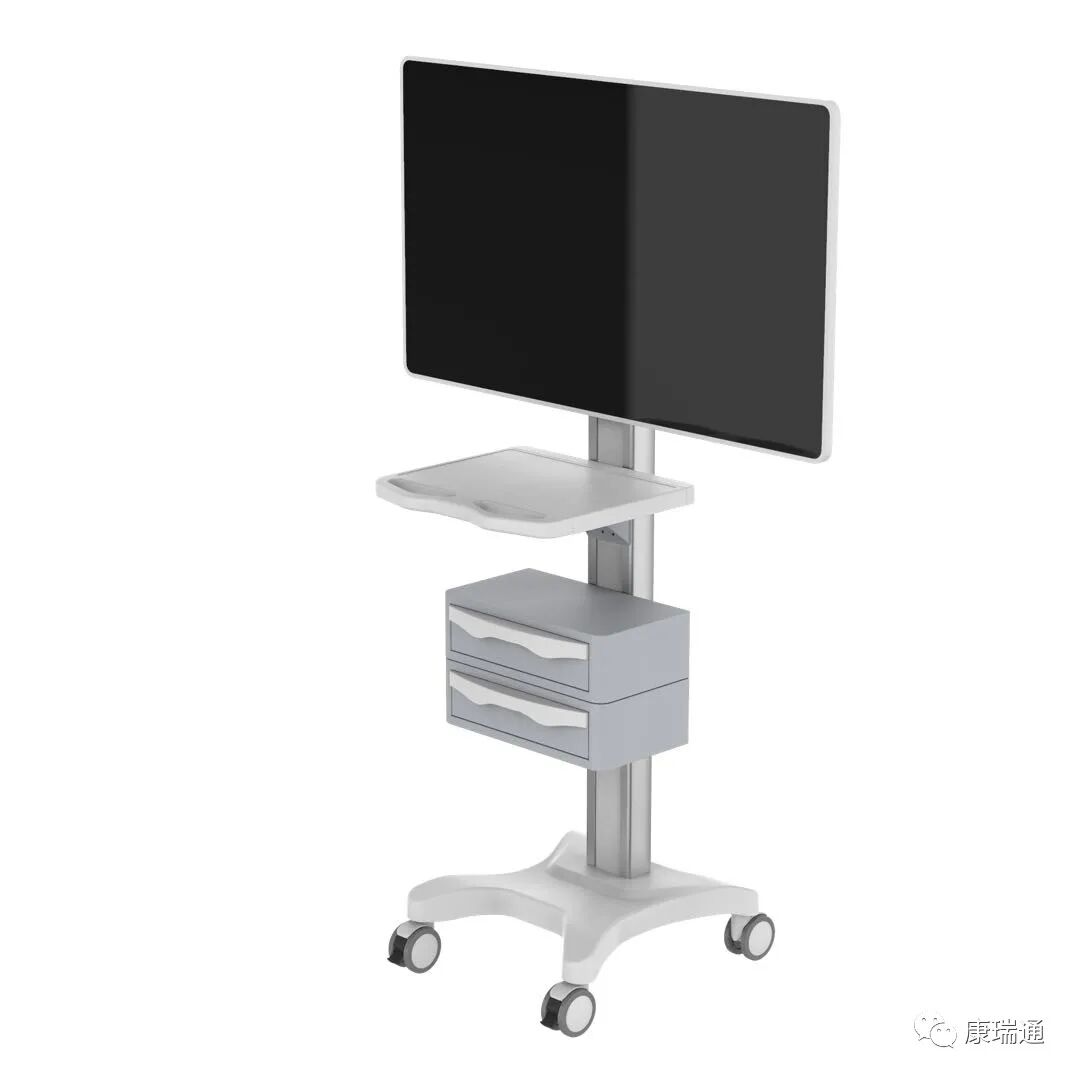 康瑞通发布多款55寸～120寸 4k 医疗显示器推车方案