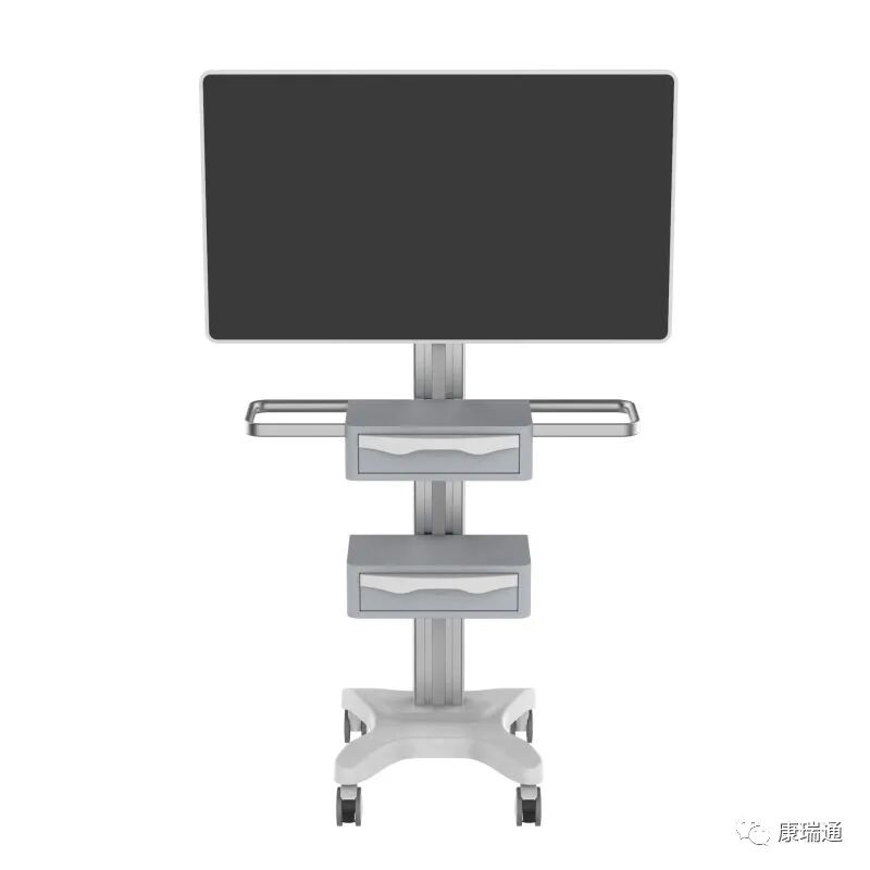 康瑞通发布多款55寸～120寸 4k 医疗显示器推车方案