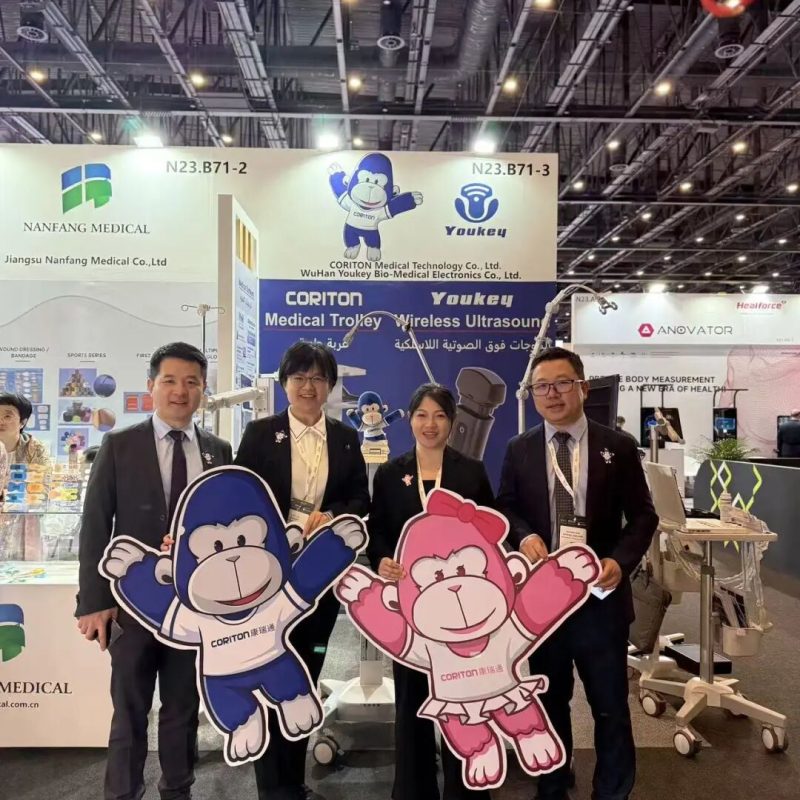 康瑞通携好运猩&甜甜猩 闪耀迪拜WHX展，医用推车实力亮相中东市场｜CORITON 新闻