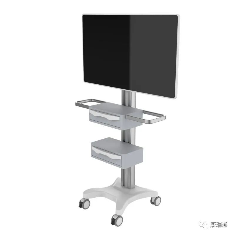 康瑞通发布多款55寸～120寸 4k 医疗显示器推车方案